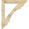 Ekena Millwork Olympic Slat Rough Sawn Bracket w/ Offset Brace, Douglas Fir, 6"W x 34"D x 38"H BKT0604X34X38OLY06RDF - alternate 3